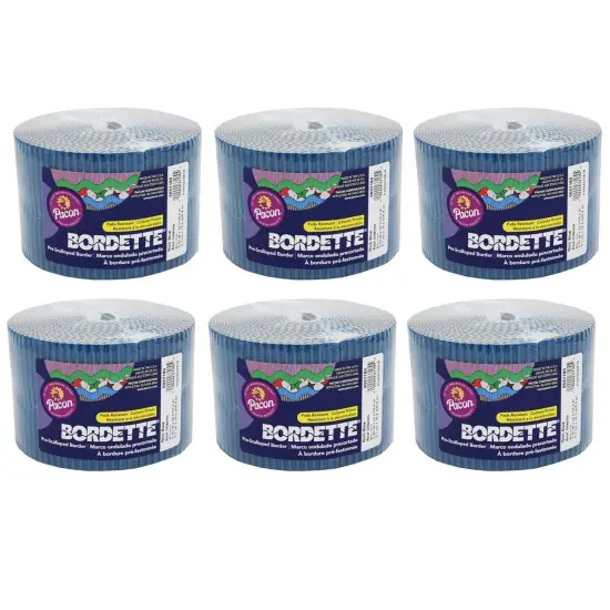 Decorative Border, Rich Blue, 2-1/4" x 50', 6 Rolls {1}