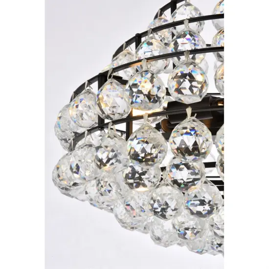 Savannah 18 inch pendant in black {5}