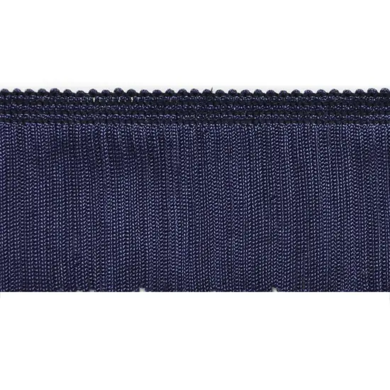 20 Yards of 2" Chainette Fringe Trim | 20 yard cut Navy Blue {1}