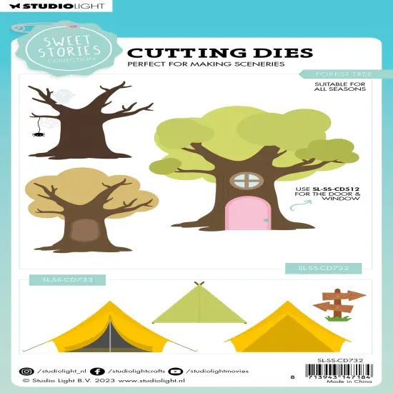 Studio Light Sweet Stories Cutting Die-Nr. 732, Forest Tree {3}