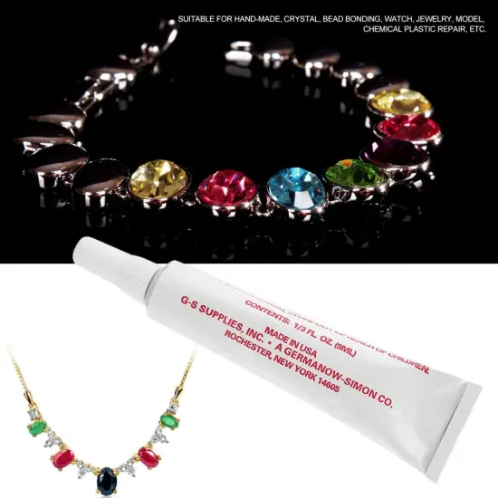 Cement Adhesive, Needle Glue, Hand-Made Cement Jewelry for Rhinestone Beads Bead Bonding {2}