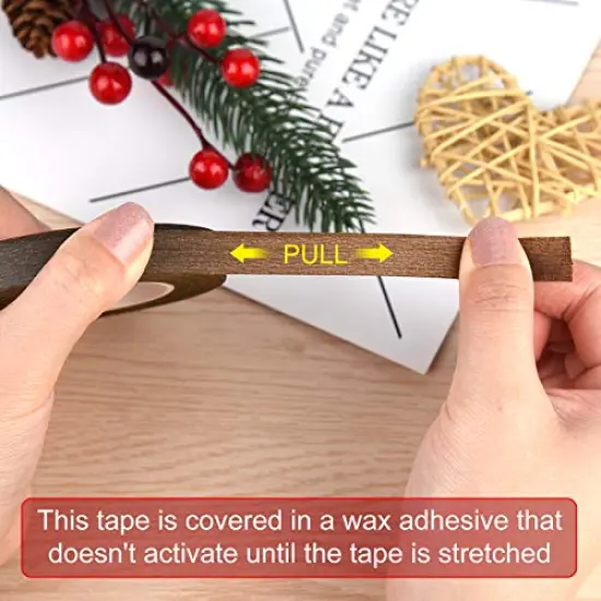 4 Rolls 1/2" Wide Floral Tapes for Bouquet Stem Wrapping and Floral Crafts,Wedding Bouquet,Dark Green,Light Green,Grass Green,Dark Brown {5}