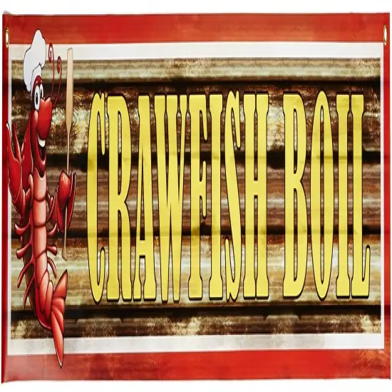Crawfish Boil Banner (Pack of 12) {1}