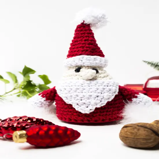 Hoooked Amigurumi DIY Kit W/Eco Barbante Yarn-Santa Claus {6}