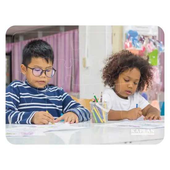 Kaplan Early Learning Company Friends Like Me Puzzles - Set of 4 {3}