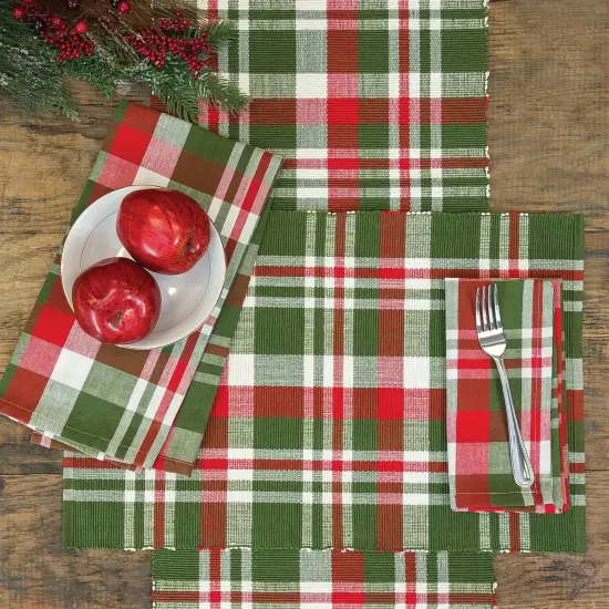 Owen Plaid Woven Plaid Woven Cotton Kitchen Dishtowel {3}