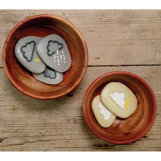 Yellow Door Weather Stones - Set of 10 {6}