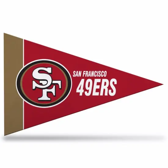 49ers Mini Pennant- 1 Pennant Per Pack {1}