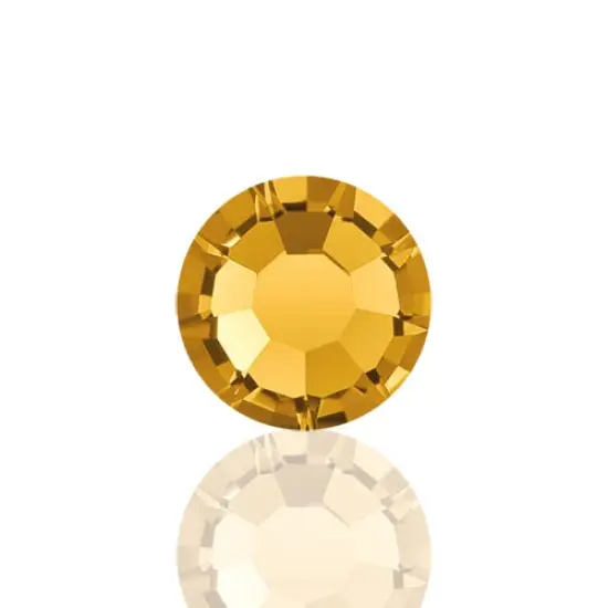 Preciosa MAXIMA SS20 Czech Glass Hotfix Flat Back Rhinestones 144 Pieces Topaz {1}