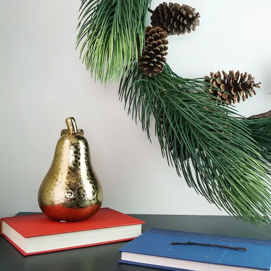 Allstate Long Pine Needle and Pinecone Artificial Christmas Wreath - 30" - Unlit Green {6}