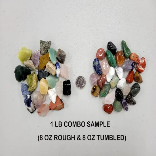 Rough & Tumbled Crystal Confetti Mix - 1/2 inch to 1 inch. {4}
