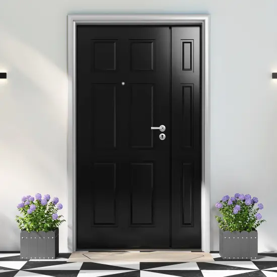 2 Pack Square Planter Box With Drainage Gaps For For Front Porch Garden Balcony Orange {9}