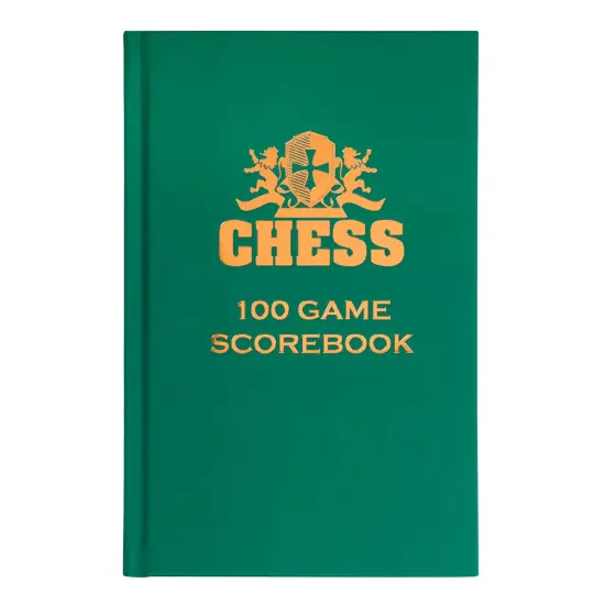 WE Games Hardcover Chess Scorebook & Notation Pad - Soft Touch {1}