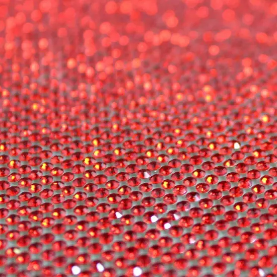 Kitcheniva Round Rhinestone Stickers Sheet Self Adhesive DIY Red {1}