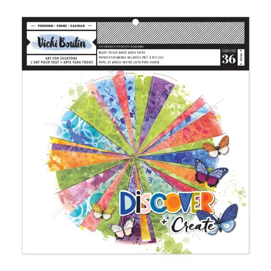 Vicki Boutin Discover + Create Background Pad 12x12"-36 Sheets {1}