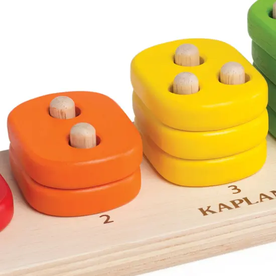 Kaplan Early Learning Company Toddler Stacking Number Board {4}