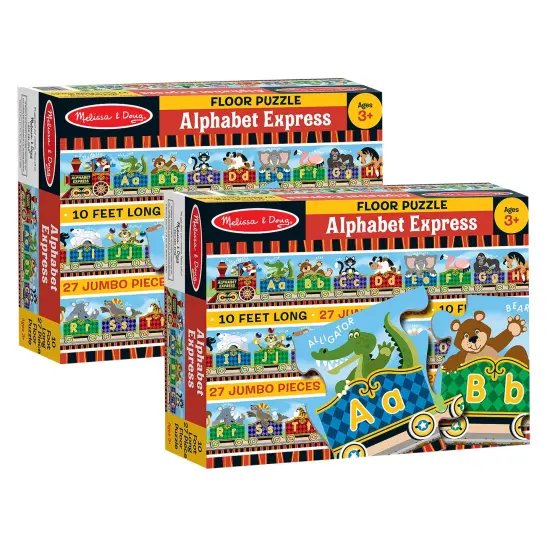 Alphabet Express Floor Puzzle, 10' x 6-1/2", 27 Pieces, Pack of 2 {1}