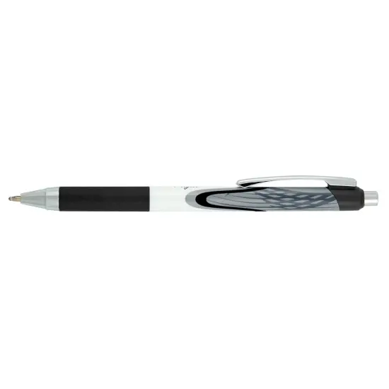 Z-Grip&reg; Flight Ballpoint Retractable Pen 1.2mm, Black, 12 Per Pack, 2 Packs {3}