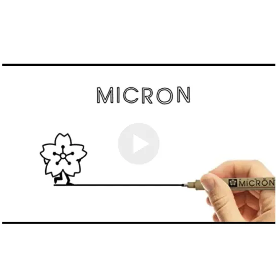 6 Pieces Pigma Micron Fineliner Pens - Archival Black Ink Pens - Pens for Writing, Drawing, or Journaling - Assorted Point Sizes {4}