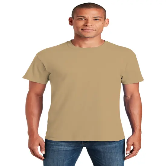 Gildan&reg; Heavy Cotton Crewneck Short Sleeve T-Shirt Old gold {1}