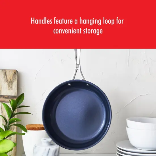 ZWILLING Clad CFX Stainless Steel Ceramic Nonstick Cookware Set {7}