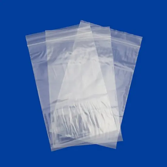 Clear Plastic Reclosable Zipper Bags 5x8 (Package of 100) {2}