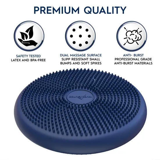 Big Wiggle Seat Sensory Cushion, Blue {3}