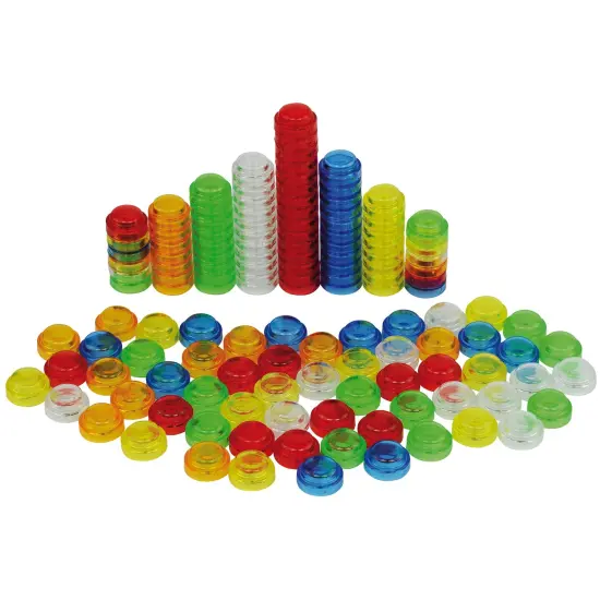 Translucent Stackable Counters - Set of 500 {2}