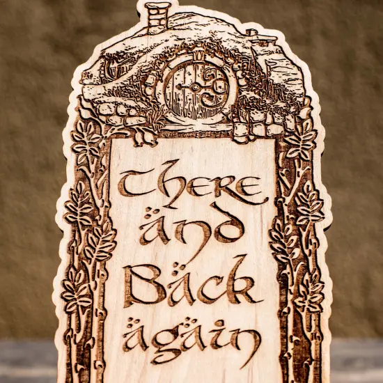 Phone Charging Station - There and Back Again - Raw Wood {4}