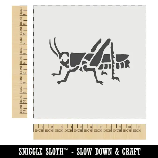 Grasshopper Locust Insect Bug Wall Cookie DIY Craft Reusable Stencil {1}