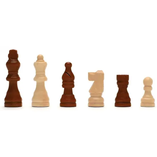 WE Games French Staunton Wood Chess Pieces with 2.5 inch King {2}