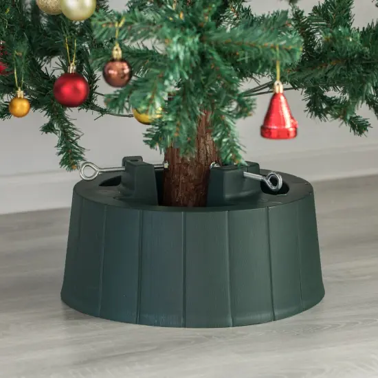Plastic Christmas Tree Stand With Screw Fastener Brown {10}