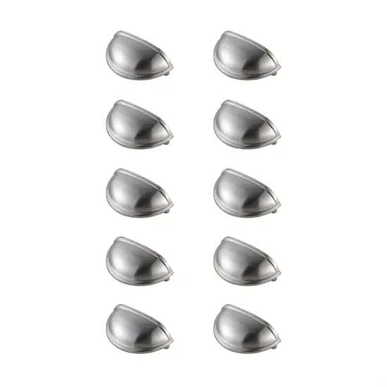 Atticus 3" Center to Center Brushed Nickel Cup Bar Pull Multipack (set of 10) {1}