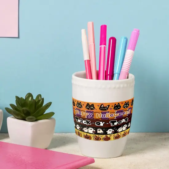 Wrapables Halloween Washi Tape for Scrapbooking, Stationery, Diary, Card Making, 11pc Trick or Treat {6}