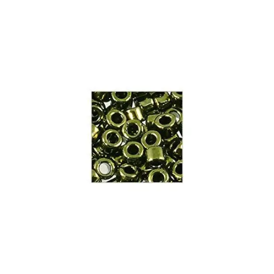 Miyuki Delica Seed Bead 11/0 Metallic Olive {5}