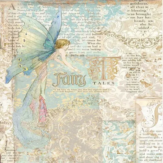 Stamperia Clear Prints Acetate A4 6/Pkg-Sleeping Beauty, 4 Printed/2 Clear {1}