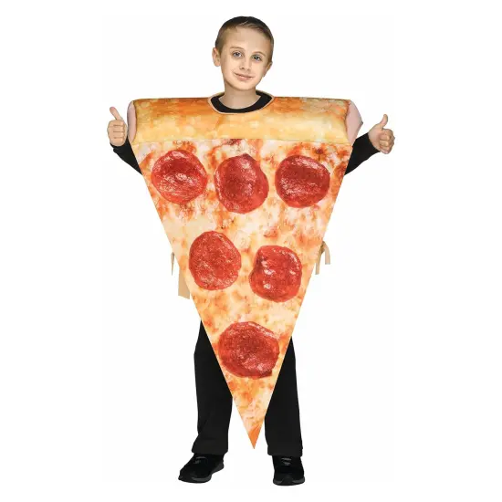 Pizza Slice Child Costume | One Size Fits Up To Size 12 {1}