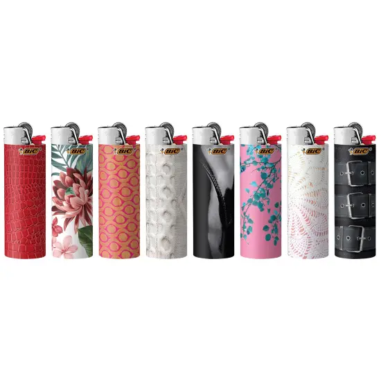 BIC Special Edition Fashion Series Pocket Lighters, Assorted Designs, 8-Pack (Colors May Vary) {3}
