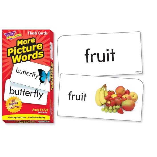 More Picture Words Skill Drill Flash Cards, 2 Sets {2}