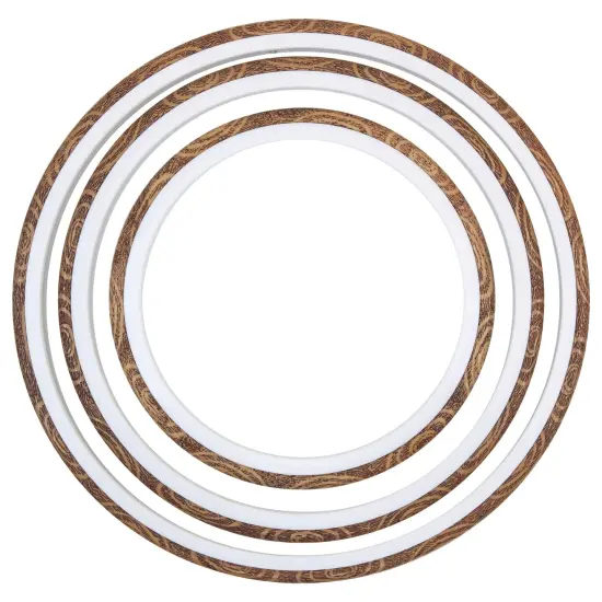 Anchor Faux Wood Round Embroidery Hoop 8" {5}