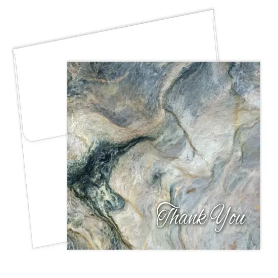 Great Papers! Thank You Note Cards with White Envelope, Marble, 4.75" x 3.375"(folded), 50 count {1}