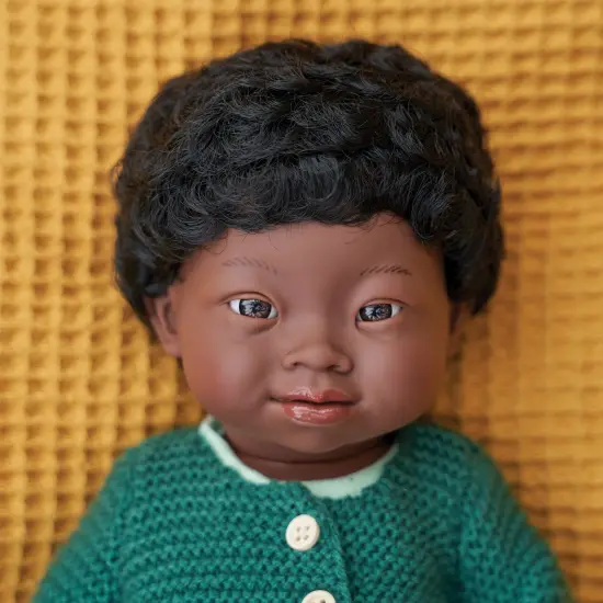 Miniland Doll with Down Syndrome - African Boy 15" {4}