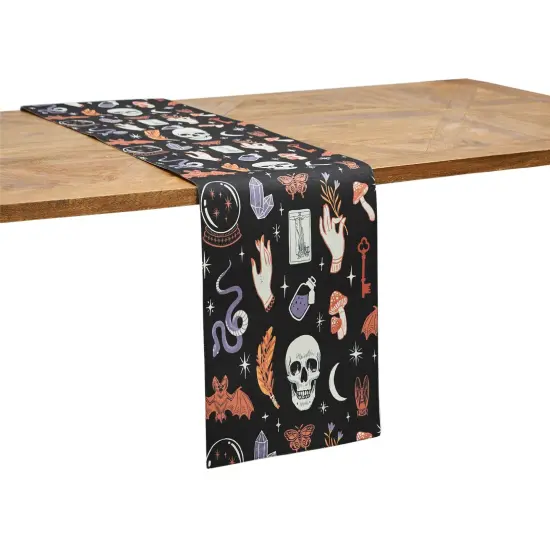 Halloween Magic Decorative 100% Cotton Table Runner 14" x 72" {1}