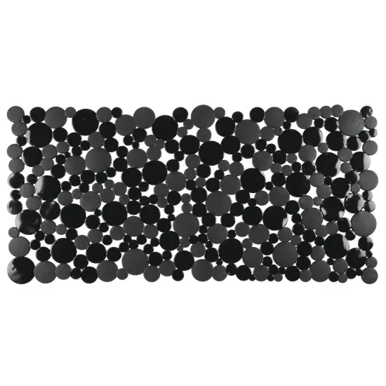 mDesign Plastic Kitchen Farmhouse Sink Mat - Bubble Design, X-Large {4}