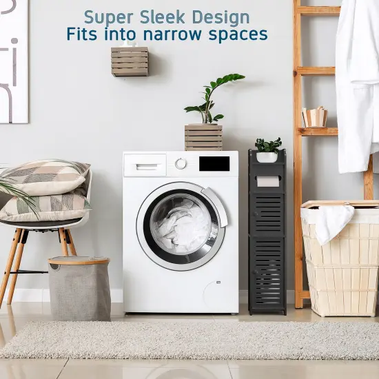 Clara Clark Bathroom Storage Organizer Black {3}