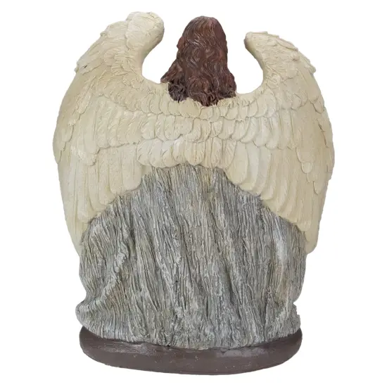 Northlight Holy Family and Angel Christmas Nativity Decoration - 11.25&rdquo; Silver {5}