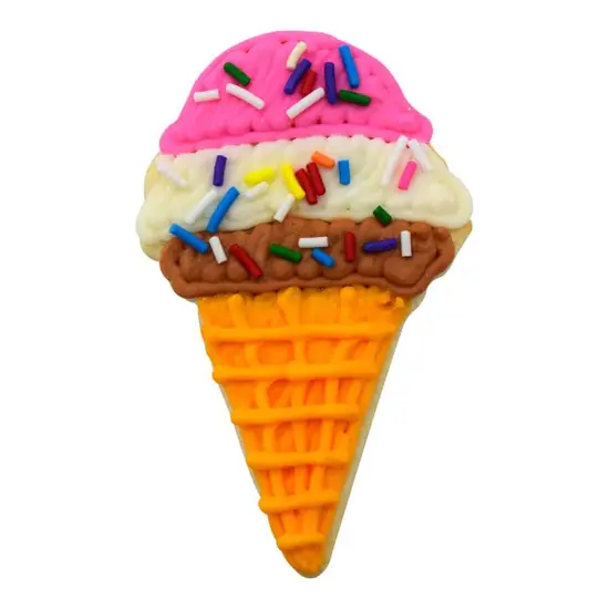 Ice Cream Cone Cookie Cutter (4") {4}