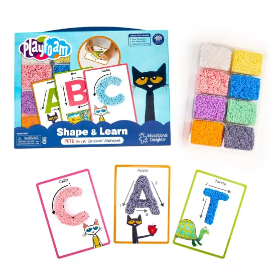 Playfoam Shape & Learn Pete the Cat Groovin' Alphabet {2}