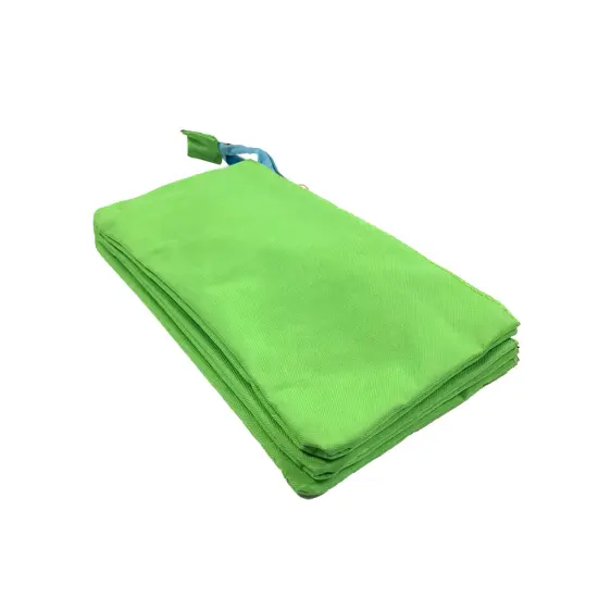 Wrapables Three Layer Multifunctional Pencil Case Cosmetic Bag Green {3}