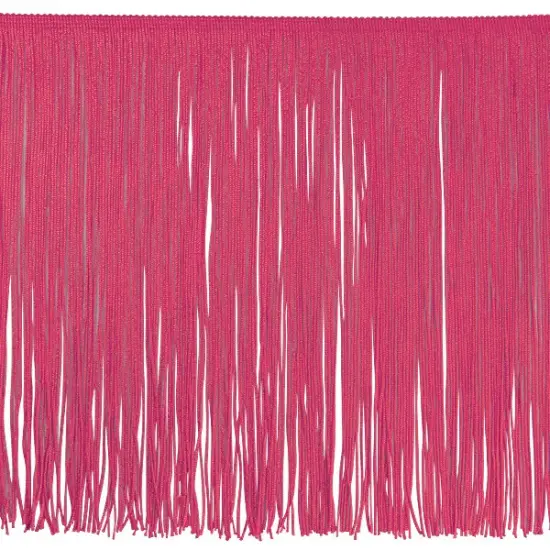 10 Yards of 12" Chainette Fringe Trim | 10 yard cut Hot Pink {1}